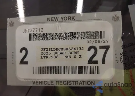 2025 Subaru Forester Premium from USA, damaged, VIN JF2SLDBCXSH524132